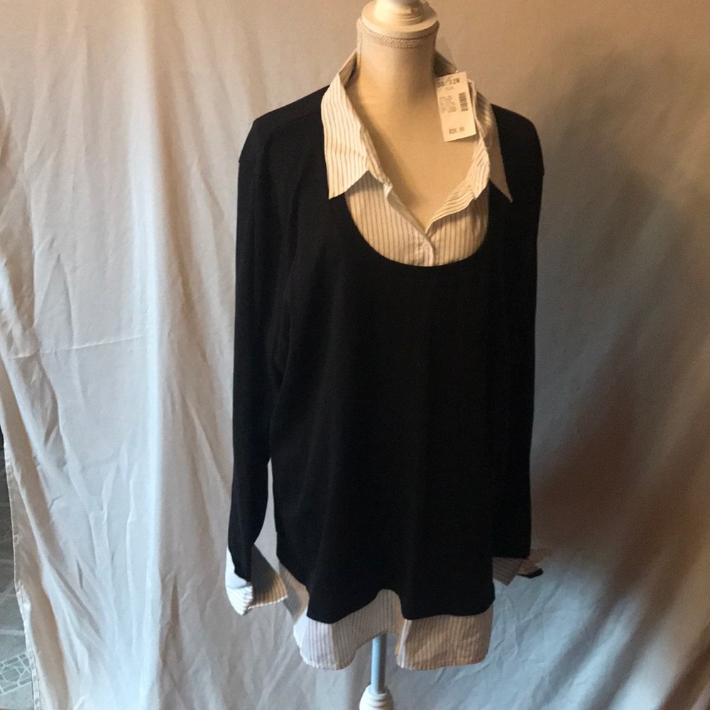 Black and white top